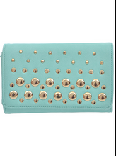 Load image into Gallery viewer, Gold Studded Clutch
